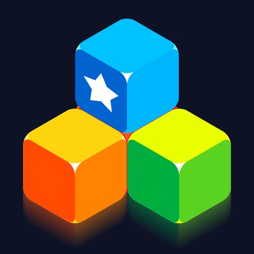 方块谜团--拖动方块消除方块,同色方块连接消除 icon