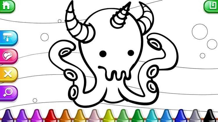 My Tapps Coloring Book - Characters and Scenarios Painting Game for Kids screenshot-3