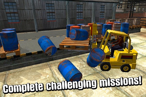 Heavy Forklift Simulator 3D Full screenshot 4
