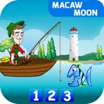 Fisherman Math Number operation learn for kids - Macaw Moon