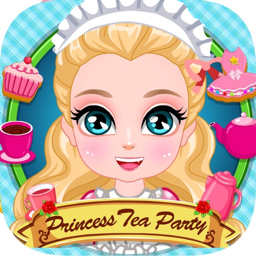 Princess Tea Party - Making Snacks Salon, Kids Funny Free Games icon