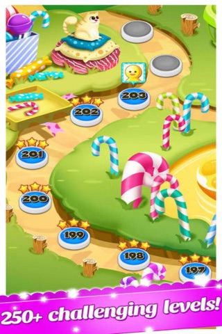 Sugar Yummy Blast - 3 match puzzle crush game screenshot 3
