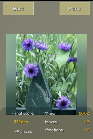 Plants Puzzle Deluxe screenshot 2