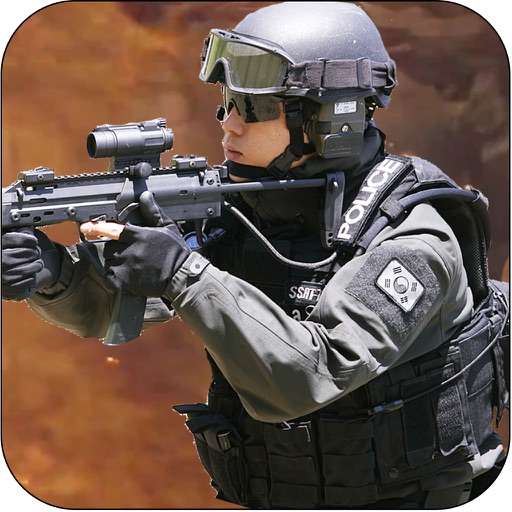 Frontline Army Combat Terrorists Counter - World War Zone Icon