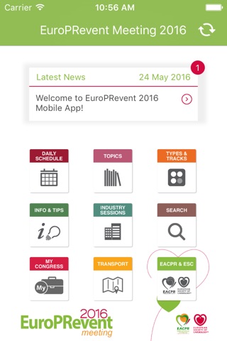 EuroPRevent meeting 2016 screenshot 2