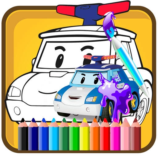 Paint Kids Robocar Version iOS App