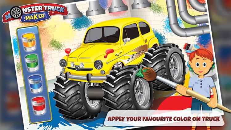 Monster Truck Maker – Build the vehicle in this mechanic game screenshot-3