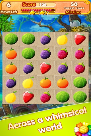 Stick Fruit Line: Match3 Free screenshot 3