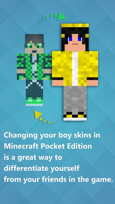 Best Boy Skins - Texture collection for MineCraft Pocket Editionのおすすめ画像3
