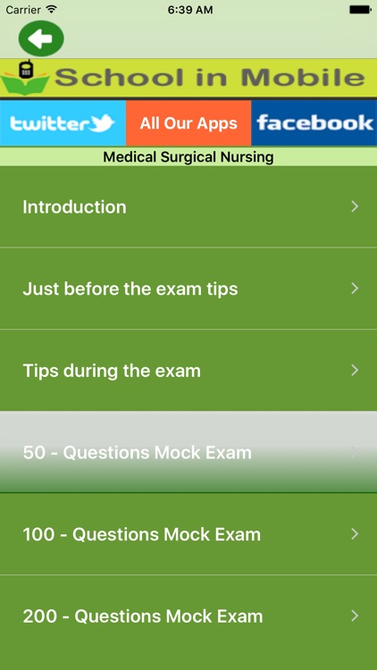 Medical Surgical Nursing Exam
