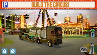 Funfair Fairground Circus Trucker Parking Simulator Screenshot 2