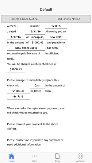 Bad Check Notice(圖3)-速報App