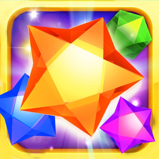 Gem sparkle-funny games for child icon