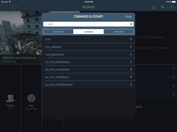 RCON HQ for iPad - Game Server Admin screenshot-4