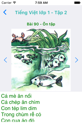 Tieng Viet Lop 1 - Tap 2 screenshot 2