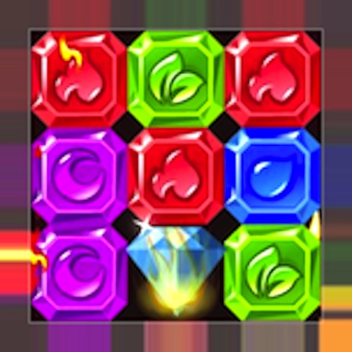 Jewel Quest Ruby Gems: An addictive gold block geometry games