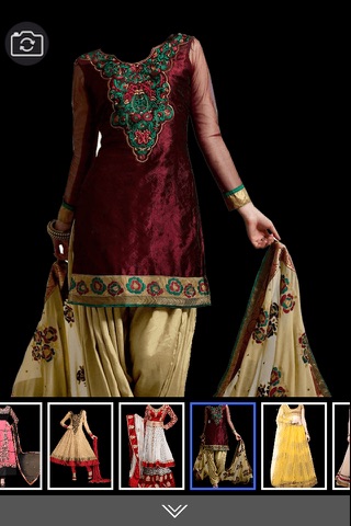 Traditional Girl Dress -Latest and new photo montage with own photo or camera screenshot 3