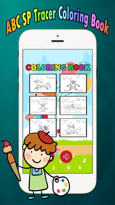 How to cancel & delete ABC Coloring Book: learn spanish coloring pages preschool games free for kids and toddler any age from iphone & ipad 4