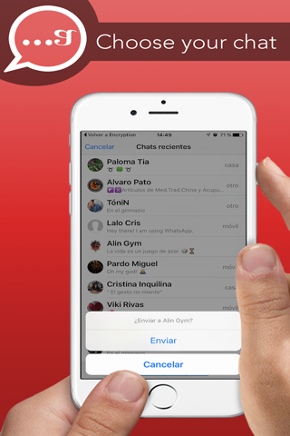 Encryption for WhatsApp in your messages - náhled