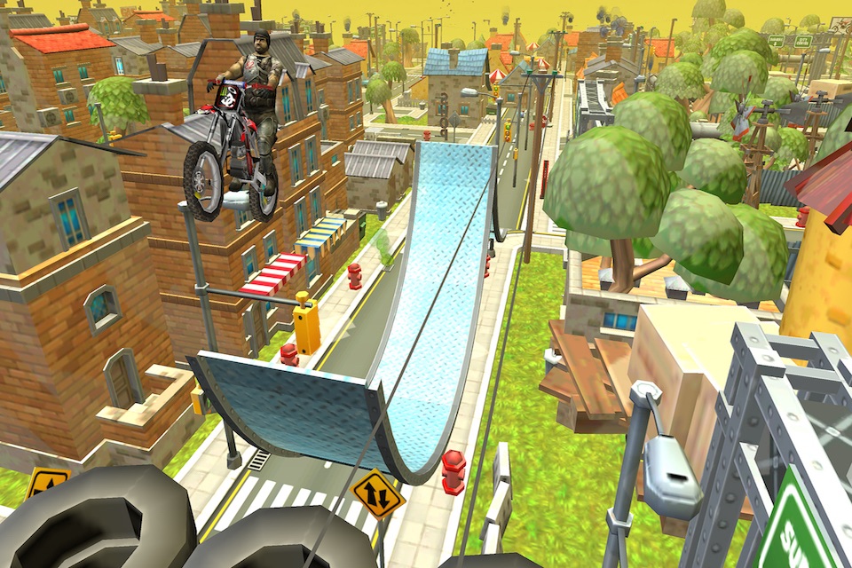 Rider Stunt. Mad Ace Racer In MotoBike Race Free screenshot 2