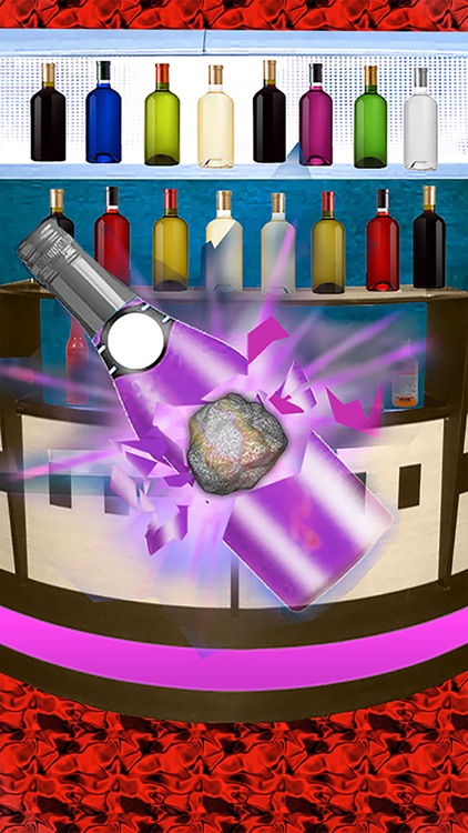 Bottle Shoot With Stone - 3D Bottles Shootout Training with rocks and Stones screenshot-3