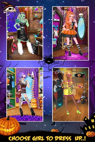 Monster Girl Party Dress Up (Pro) - Halloween Fashion Party Studio Salon Game For Kids screenshot 2