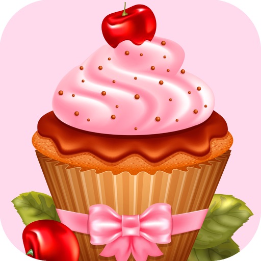 Pink Delish Cupcakes of Candy Vegas Sweet Land iOS App