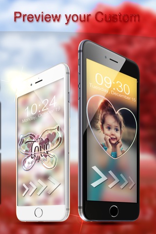 Blur Lock Screen Photo Maker for Love Wallpapers screenshot 2