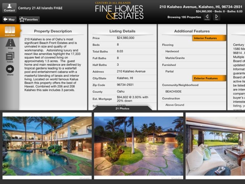 CENTURY 21 All Islands FH&E for iPad screenshot 4