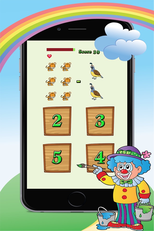Genuis Math Kids of King Plus Kindergarten Grade 1 Addition & Subtraction screenshot 4