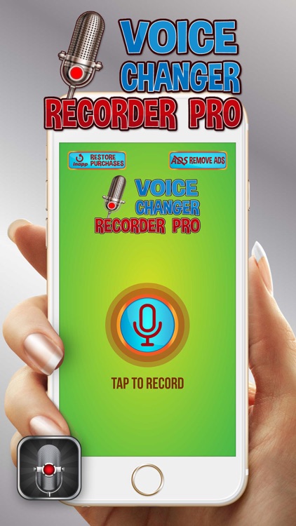 Voice Changer Recorder Pro – Funny Sound Modifier App and Crazy Ringtone.s Maker screenshot-1