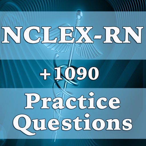 NCLEX-RN Practice Questions-1090 Flashcards, Exam Prep & Nursing Study Tips icon