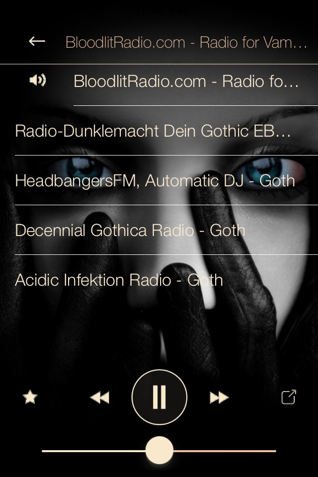 Goth MUSIC Online Radio screenshot 2