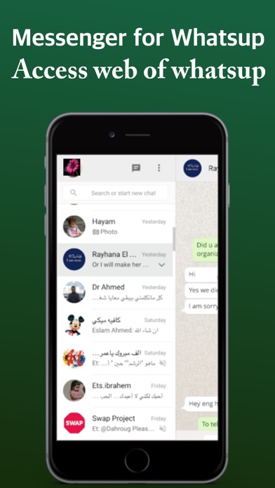 Messenger for Whatsapp for iPad App Screenshot 2