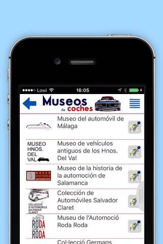 Museos de coches screenshot 2