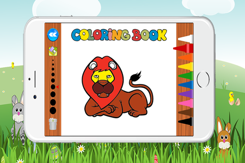 Coloring Book Animals Pages Game for Kindergarten screenshot 2