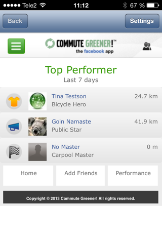 Commute Greener screenshot 2