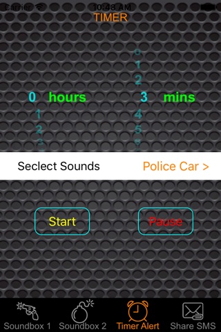 Police Sound & Siren Warning Sounds Effect Button Free: Ambulance, Fire Truck, Air Horn & Whistle Blast screenshot 2