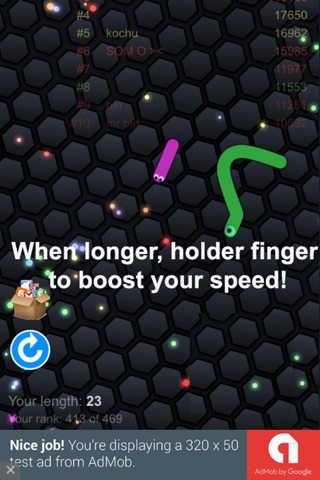 slither.io mobile © screenshot 3