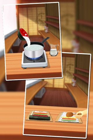 how to make sushi at home - cooking game screenshot 2