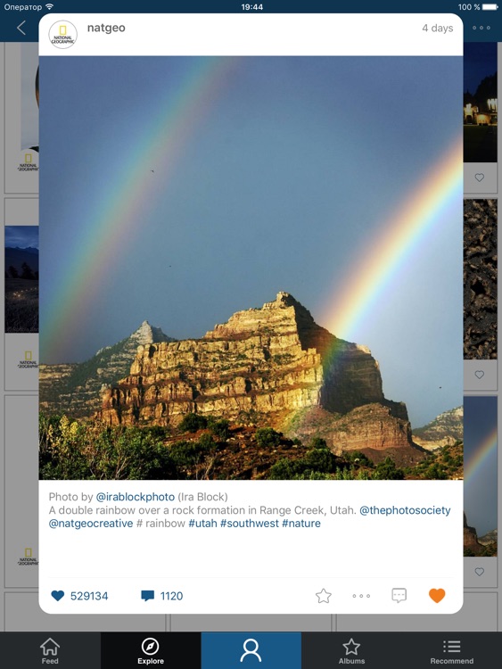 InstaFlow for iPad -Grab the best photos you like.