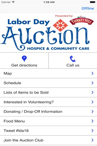 Labor Day Auction by Hospice & Community Care screenshot 2