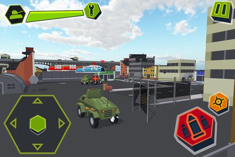 Cube Tanks - Blitz War 3D screenshot 2