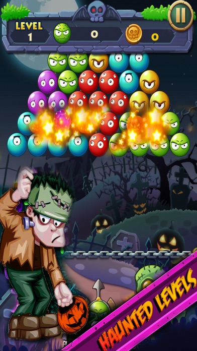 How to cancel & delete Hallowen Bubble: Shoot Zombi Cazry from iphone & ipad 3