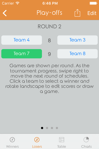Tournament Scheduler screenshot 2
