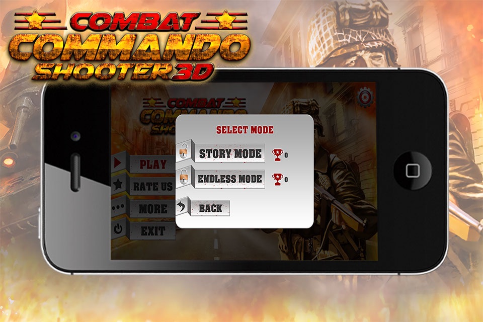 Combat Commando 3D - Fight Dangerous Rogue Enemy screenshot 2