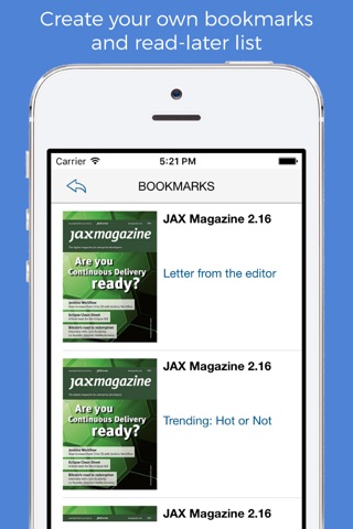 JAX Magazine. screenshot 4
