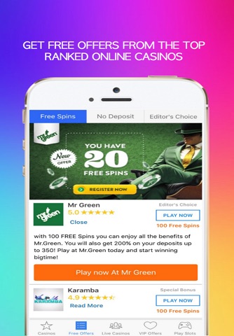 Casino Action - Online Casino Games and Promotions screenshot 2