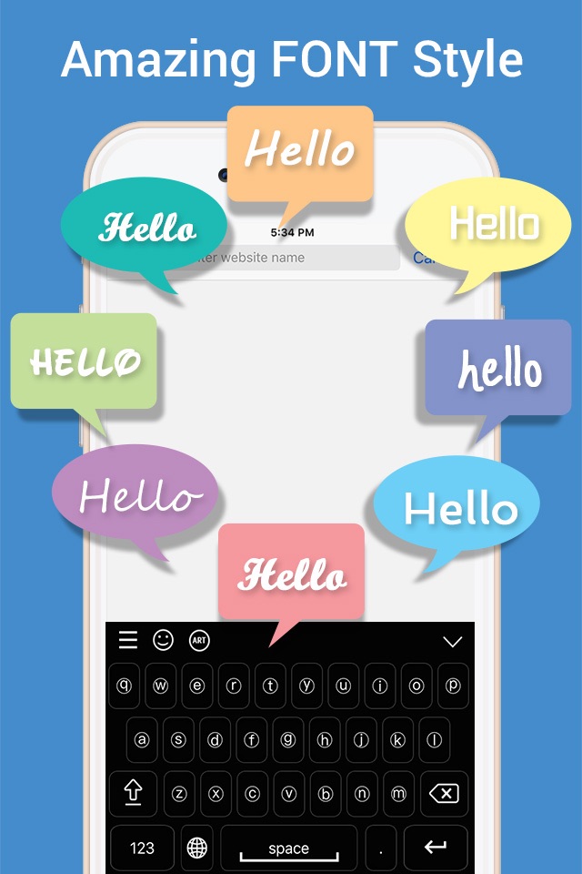 Fancy Font Keyboard free - Cool Text For Chat screenshot 4