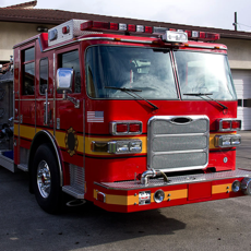 Activities of FireFighter truck driver real hero emergency parking